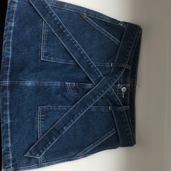 Blue denim jean skirt - Picture 1 of 4